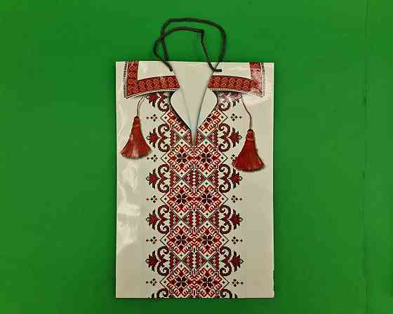 Большой бумажный пакет вертикальный  25/37/8(артBV-078) (12 шт) Харьков