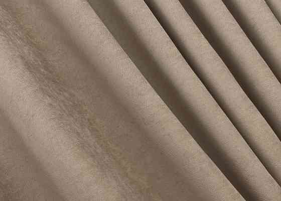 Комплект штор VR-Textil Мікровелюр Petek 150х270 2шт і Тюль 600х270 2018ш-1153т Капучино з білим 71-155/5 Київ