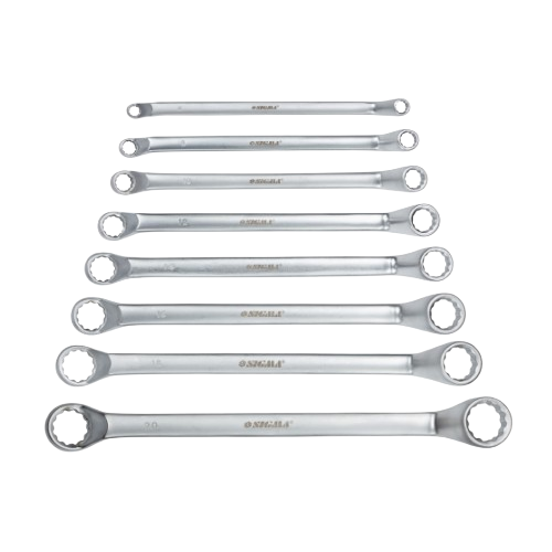 Набір ключів накидних 6-32мм CrV satine 8шт SIGMA Житомир