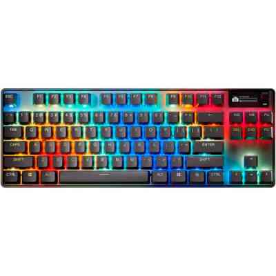Клавіатура SteelSeries Apex Pro TKL Wireless Gen 3 UA HyperMagnetic OmniPoint 2.0 OLED UA Black (64871) Вінниця