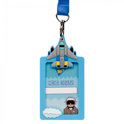 Бейдж Yes силиконовый на ленте 8bit RU (940307) Винница - изображение 1