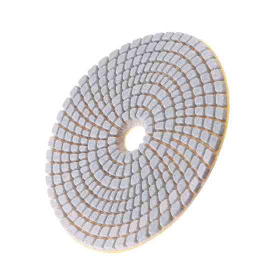 Окружность алмазная шлифовальная, гибкая на липучке 125 мм P100. INTERTOOL BT-0927 Киев