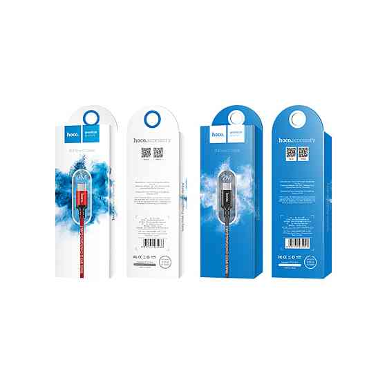 Кабель HOCO X14 USB to Type-C 2A, 2m, nylon, aluminum connectors, Black Київ
