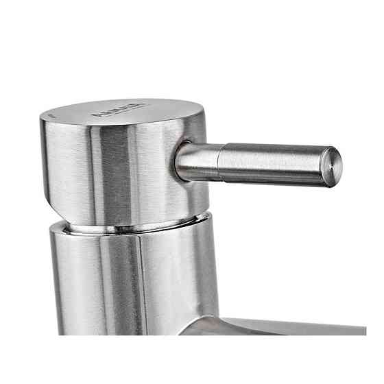 Смеситель для умывальника Armata SUS-001-A(N) с коротким изливом из нержавеющей стали без подвода (CH6) Харьков