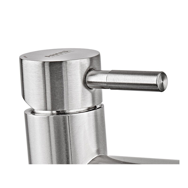 Смеситель для умывальника Armata SUS-001-A(N) с коротким изливом из нержавеющей стали без подвода (CH6) Харьков - изображение 5