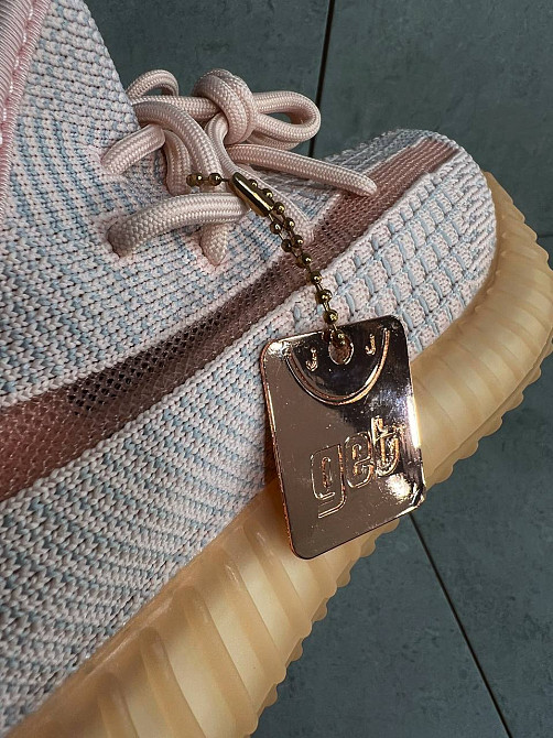 Кроссовки женские NM 01-5 в стиле Yeezy из дышащей сетки розовые, 36, 23 см Киев - изображение 5