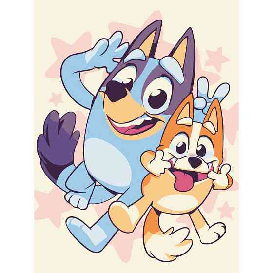 Картина за номерами "Пес Блуї" 15588-AC 30х40 см Вінниця