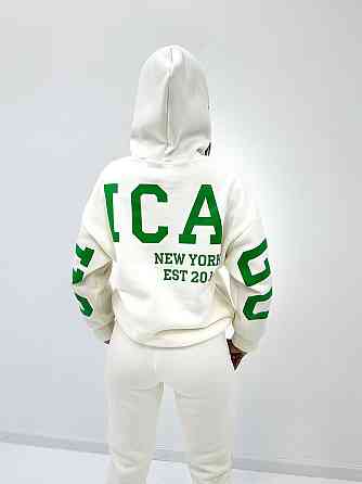 Спортивний костюм на флісі "Chicago" оптом | Норма Молочний, 46-48 Київ