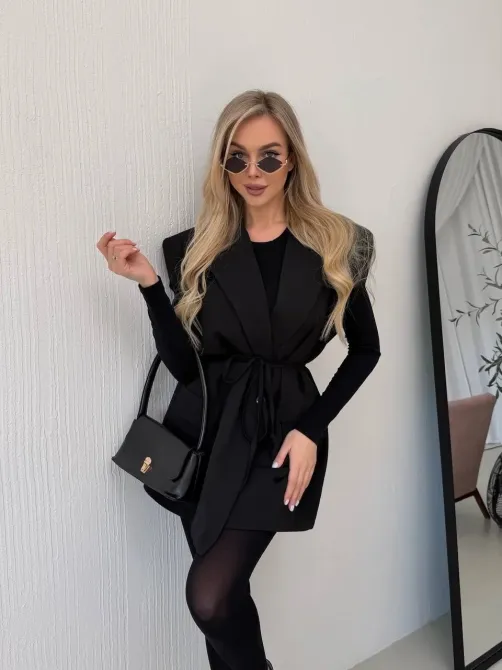 Жіночий жилет з поясом — стильний базовий елемент гардеробу Одеса - фото 12