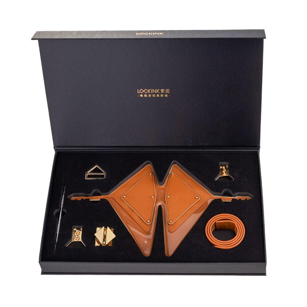 Маска на глаза LOCKINK Vixen Blindfold Brown Set Sex Aura Киев - изображение 6