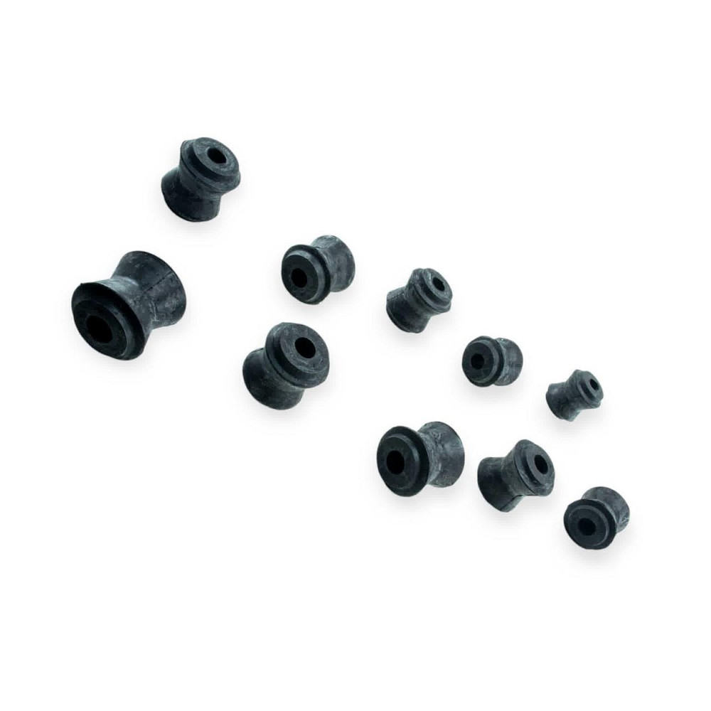 Втулка тяг 2101-2107 резиновые (стандарт) (к-кт 10 шт) TRT реактивных Мукачево - изображение 1