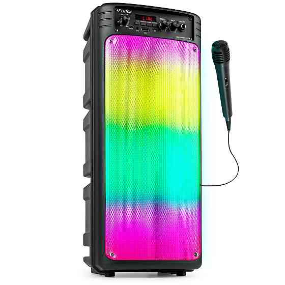 FENTON BOOMBOX300 Караоке-колонка для вечірок, 2 x 6,5" 100 Вт макс. AUX/microSD/USB/BT Рівне