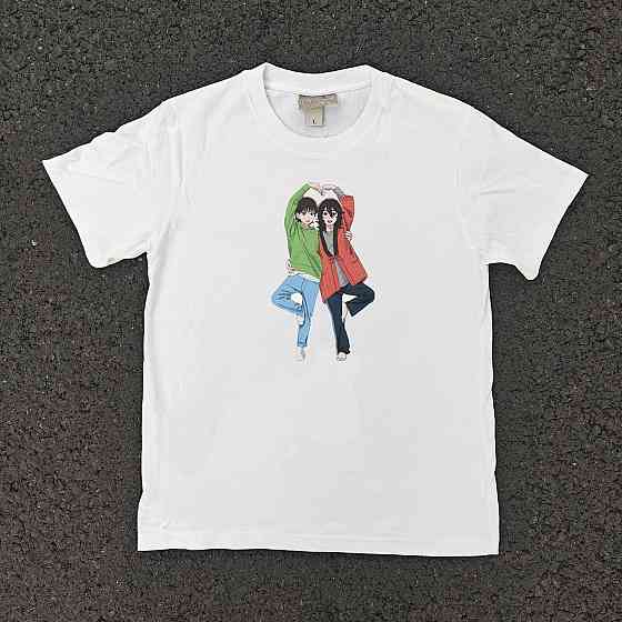 Футболка для хлопчика з принтом аніме Аніме Лоок Бакк Фуджіно манга оверсайз (зріст від 165 до 180) Чорний Дніпро