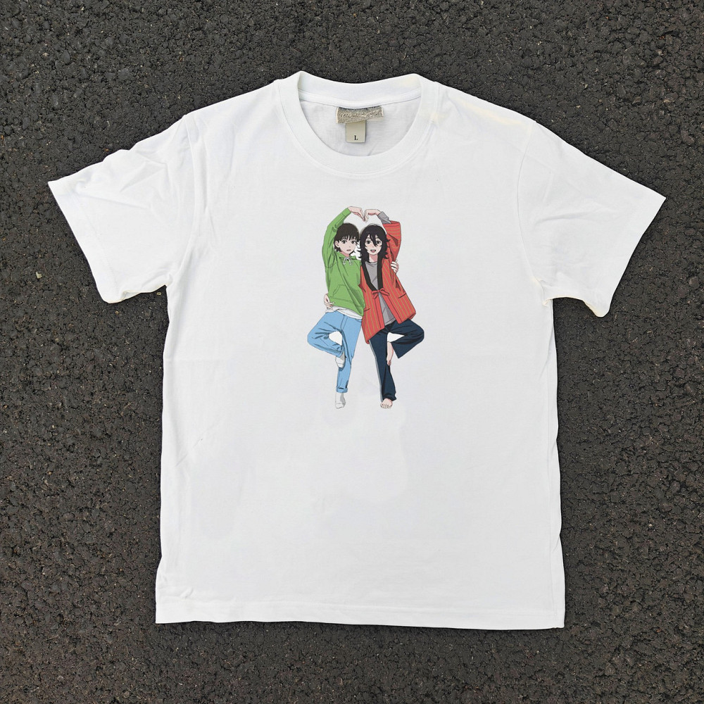 Футболка для хлопчика з принтом аніме Аніме Лоок Бакк Фуджіно манга оверсайз (зріст від 165 до 180) Чорний Дніпро - фото 1