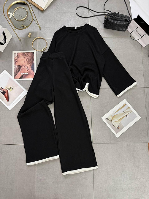 Женский базовый теплый костюм двойка качественная турецкая ангора double Одесса - изображение 2