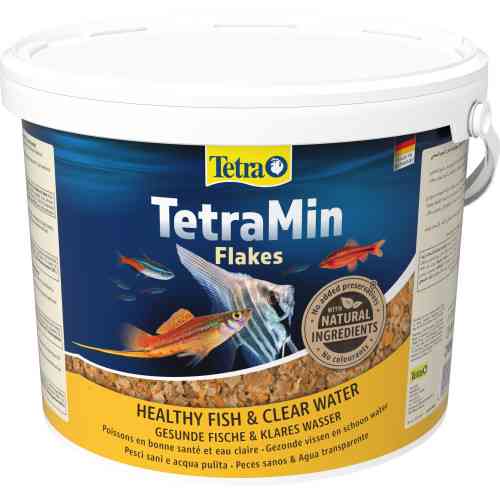 Корм сухой Tetra Min Flakes для тропических аквариумных рыбок в хлопьях 10 л/2,1 кг. Киев