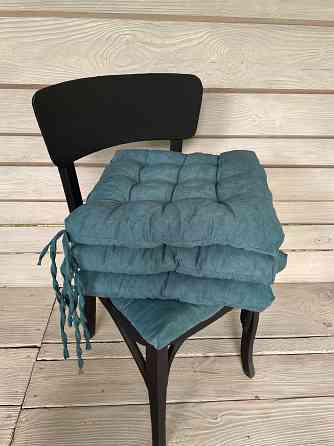 Подушка для стільців (40x40х5 см) Decorator Sparta колір сіро-блакитний 84-072 Київ