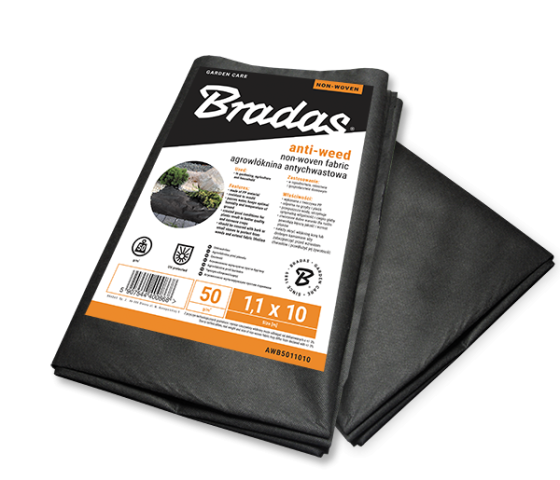 Агроволокно 50 г/м² 1.1*10 черное BRADAS Польша Киев