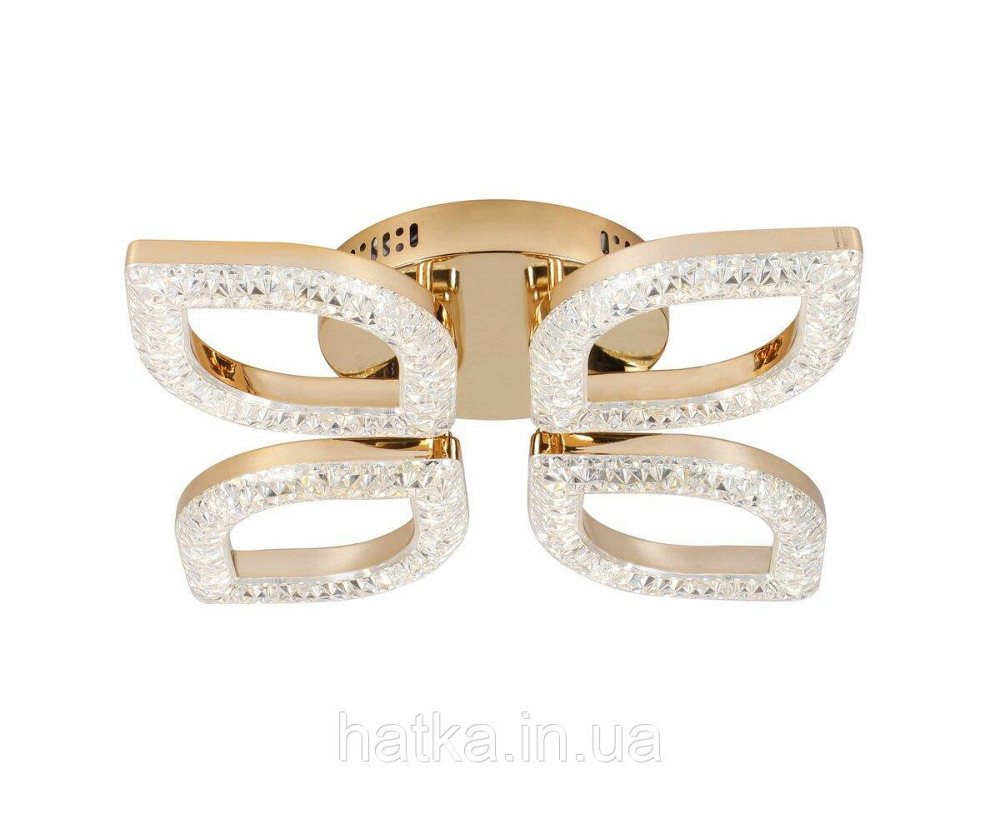 Люстра світлодіодна акрілова Sirius 2721/4 GD 40W*2 Київ - фото 1