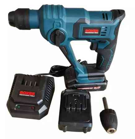 FT-004 Акумуляторний Перфоратор 20,4В 3-в-1 з LED підсвіткою, 2 АКБ Li-Ion, 11 насадок, 5000 уд/хв Одеса