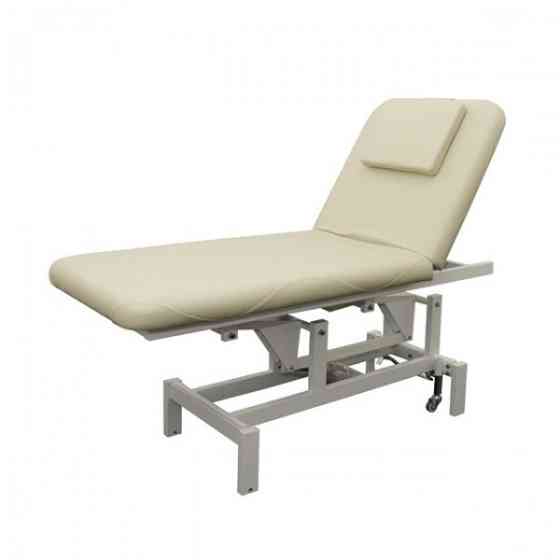 Электрический массажный стол-кушетка, 2 мотора, регулировка высоты и спинки Киев