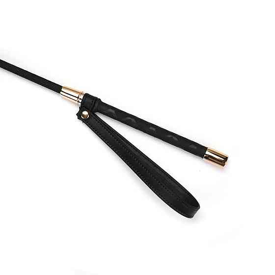 Шлепалка-сердечко Liebe Seele Black Organosilicon Riding Crop, экокожа Sex Aura Киев
