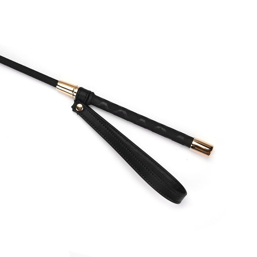 Шльопалка-сердечко Liebe Seele Black Organosilicon Riding Crop, екошкіра Sex Aura Київ - фото 3