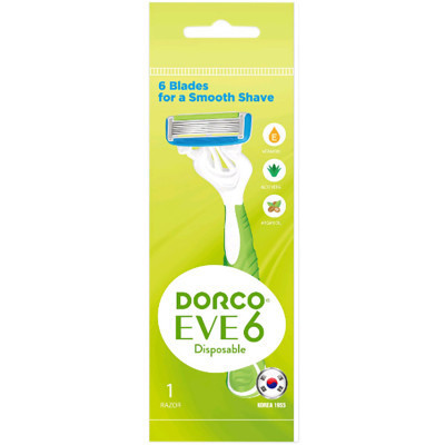 Бритва Dorco EVE 6 Disposable для жінок 6 лез 1 шт. (8801038584461) Вінниця - фото 1