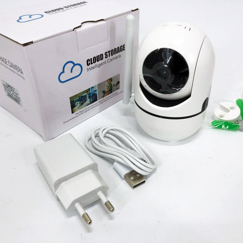 Комнатная поворотная камера, Камера с датчиком звука и движения видеонаблюдения с датчиком UQ-57 Львов - изображение 15