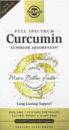 Куркумін Solgar Curcumin 90 гелевих капсул Київ
