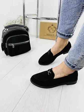 MILLI GOLD Туфлі жіночі MILLI GOLD 300-Tina2 чорні (весна-осінь, замша натуральна) (2679) Коломыя