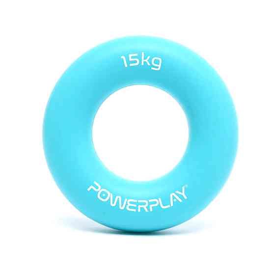 Еспандер кистьовий силіконовий PowerPlay PP-4324 Hand Grip Ring Light 15 кг. Синій Кам'янське