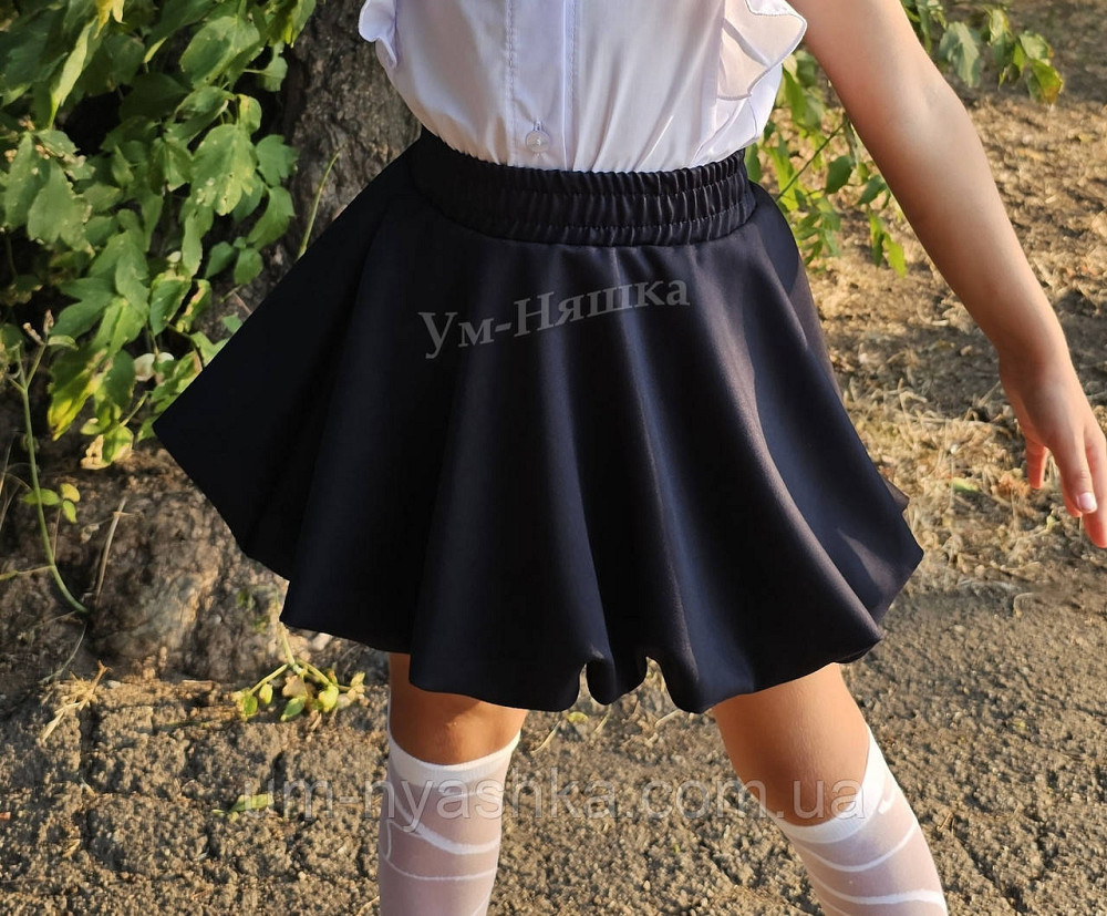Школьная юбка бабл черная на 140-164 Кривой Рог - изображение 3
