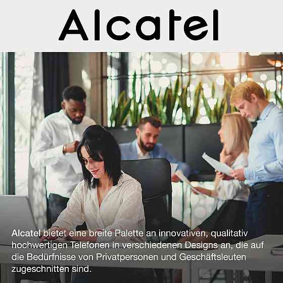 ALCATEL Temporis 180 PRO проводной стационарный телефон для офиса с кнопкой mute индикатором вызова Киев