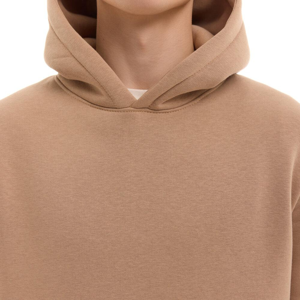 Тепле чоловіче худі на флісі з капюшоном пісочне Pobedov 008 ЗИМА Київ - фото 13