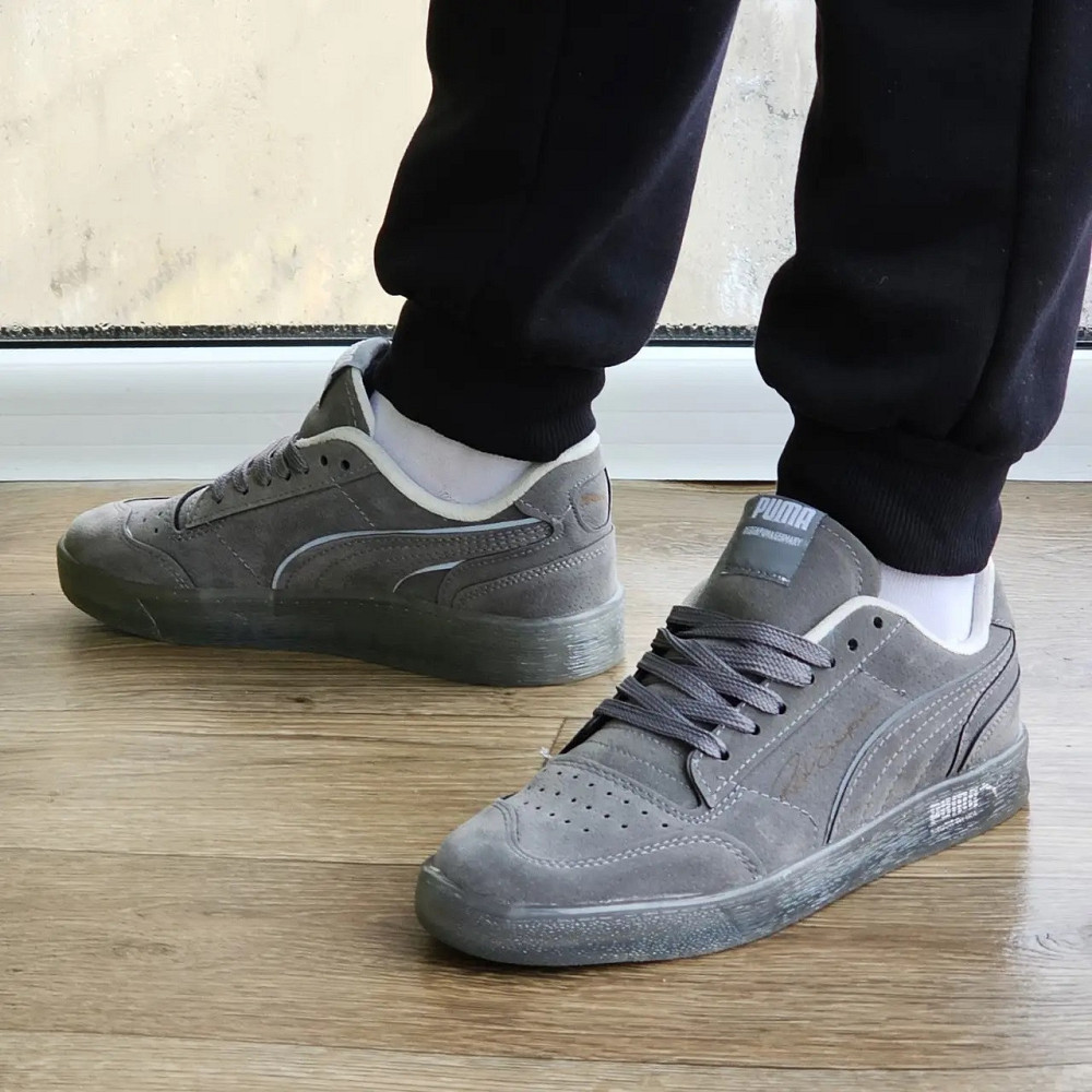 Кроссовки Мужские Puma Серые Замшевые Пума (размеры: 41,43) Днепр - изображение 4