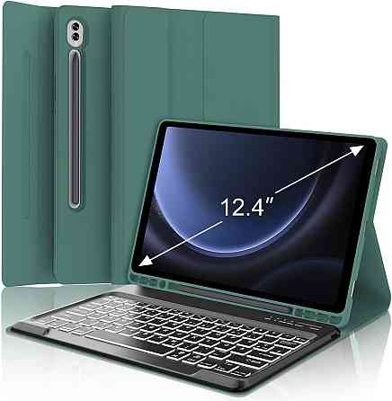 Фірмовий чохол-клавіатура для Samsung Galaxy Tab S10+ /S9+ Plus /Tab S9 FE+12.4 дюй SM-X810/SM-X816B/SM-X818U/SM-X616B 2023 Дніпро