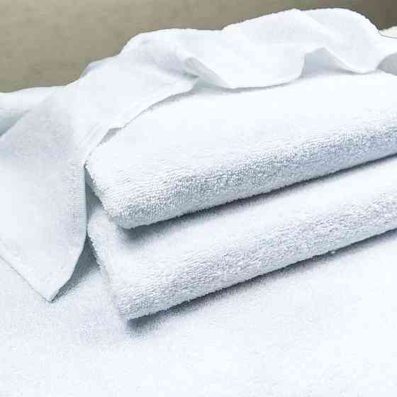 Набір банний махровий 3шт GM Textile 50х70см, 50х90см, 70х140см (Білий) Суми
