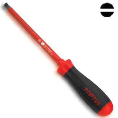 Викрутка Toptul діелектрична шліцева 6.5x150мм (FAEB6E15) Вінниця