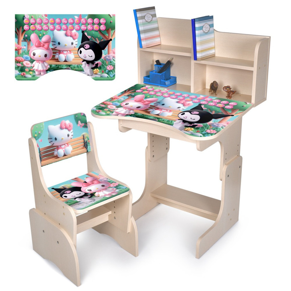 Дитяча Парта N 2071-19B-2 зі стільчиком Вінниця - фото 1