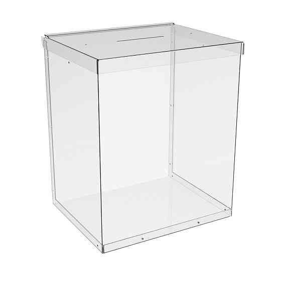 Ящик EKOSTAR без замка для пожертвований и сбора денег 250x200x300. Объем 15 литров Киев