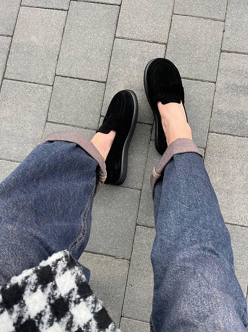 Zemira Балетки жіночі M.KRAFT T-79 чорні (весна-осінь, замша натуральна) (5788) Коломыя - изображение 10