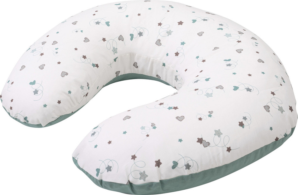 Подушка Bubaba by FreeON GREEN STARS 70х60 см, white - green Киев - изображение 1