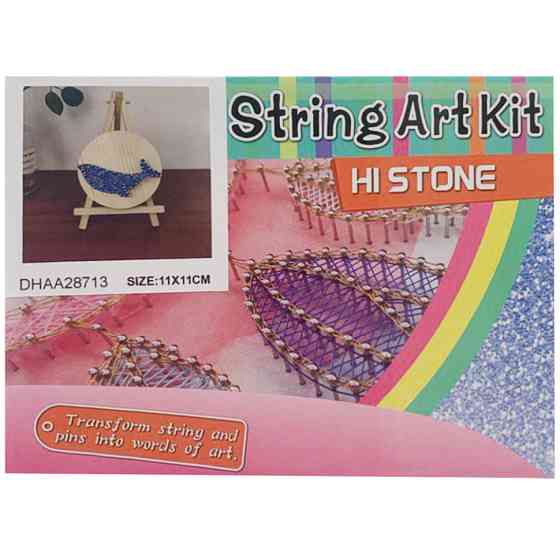 Дитячий набір для творчості стрінг-арт "Кит" YG0115(28713) дерев'яна основа Вінниця