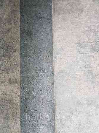 Шпалери флізелінові екологічні Decoprint Essentials EE22514 штукатурка під бетон зелені болотні пісочний Київ