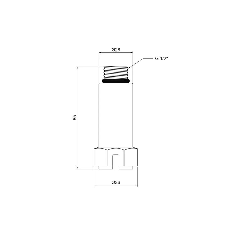 Заглушка "корок" PPR Thermo Alliance 1/2" НР Київ - фото 5