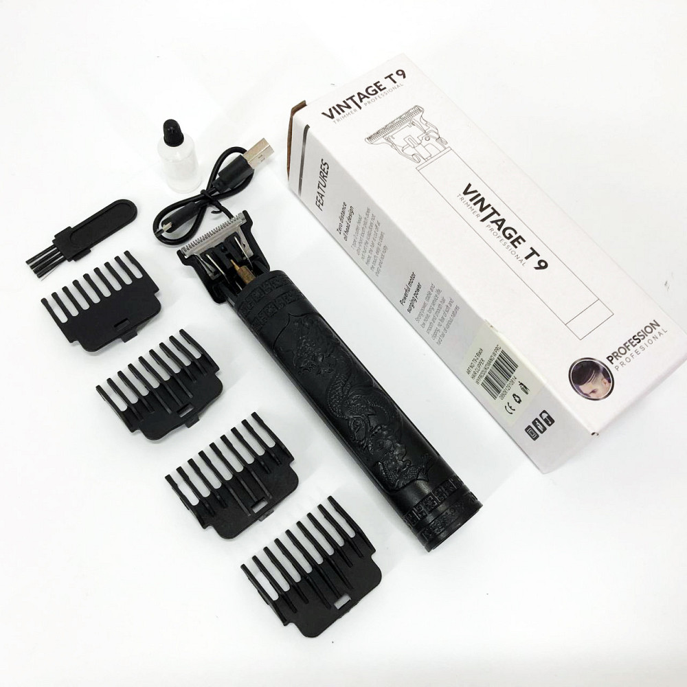 Набор для удаления волос с зарядным устройством Vintage T9-2, Машинка-тример для стрижки беспроводная BX-98 Львов - изображение 10