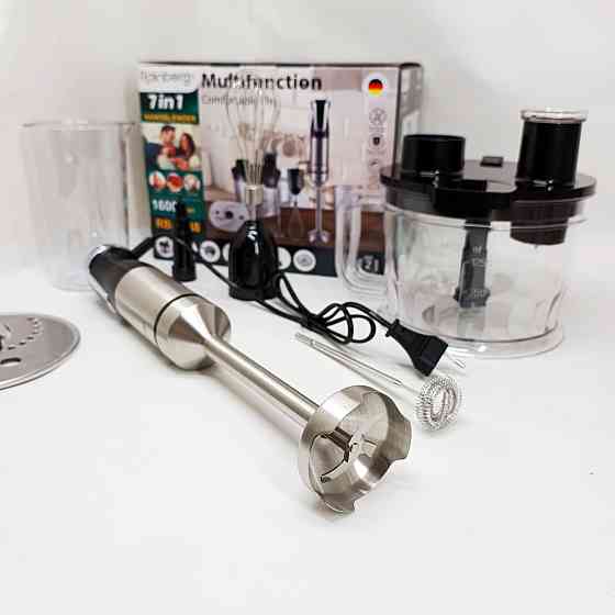 Потужний занурювальний блендер для дому, Занурювальний блендер з подрібнювачем з тихим режимом EF-51 Львів