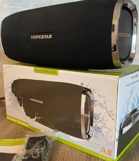 Потужна портативна блютуз-колонка HOPESTAR A6 Київ - фото 7