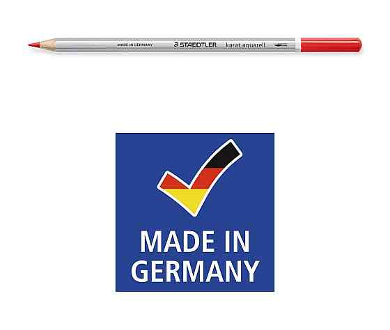 Олівці кольорові акварельні Staedtler Karat (36 шт/упак) , в металевому футлярі Киев